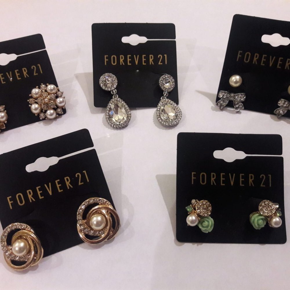 5 $13 Forever 21 Earrings